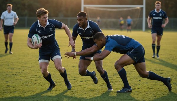 Comment perfectionner sa passe après contact au rugby ?